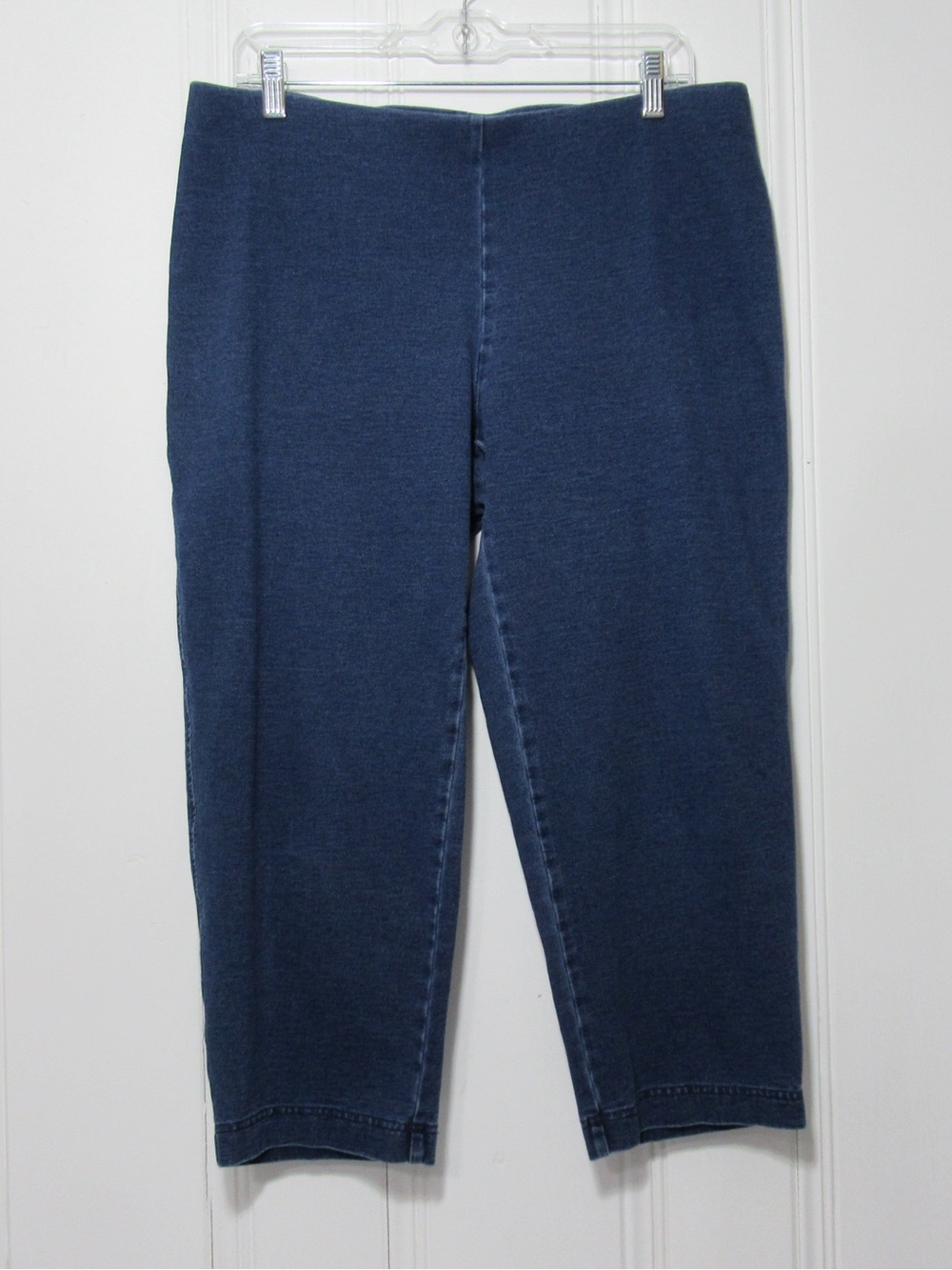 J. Jill Pure Jill Indigo Slim Crops Size Medium